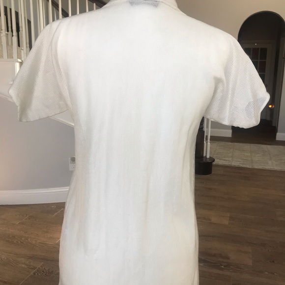 Calvin Klein Collection Sheer Open Cardigan - Picture 2 of 7